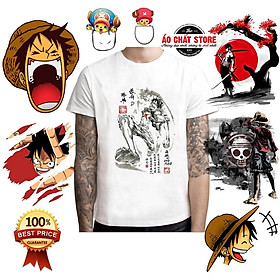  Áo Thun Monkey Luffy Thư Pháp One Piece Cực Chất | Áo Đảo Hải Tặc Tshirt