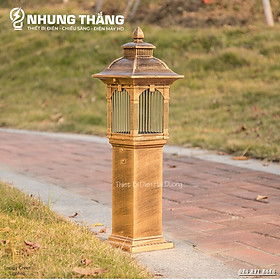 Đèn Cột Trang Trí Sân Vườn Cổ Điển DSV-1172 Chống Nước - Chiều Cao 62cm - Cắm Điện 220V - Kèm Bóng G45