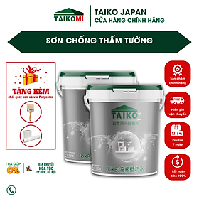 Combo 2 Kg Sơn Chống Thấm TAIKOMI KB3 - Chuyên Chống Thấm Tường Nhà / Hiệu Ứng Cánh Sen Kháng Nước