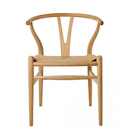 Ghế ăn gỗ ASH cao cấp Y chair wishbone nệm đay đan Tiêu chuẩn xuất khẩu sang trọng cổ điển kết hợp hiện đại  HCM 