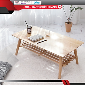 BÀN TRÀ / SOFA CHÂN GẬP TIỆN LỢI 90 - TABLE A 90 NATURAL