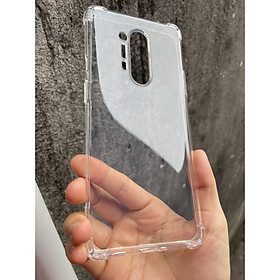 Ốp lưng dẻo cho Oneplus 7 Pro, 8, 8 Pro, 8T, 9 , 9 Pro - chống sốc 4 góc trong suốt , bảo vệ Camera