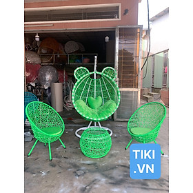 Mua Bộ xích đu Tai Gấu Juno Sofa xích đu  2 ghế và bàn kèm nệm