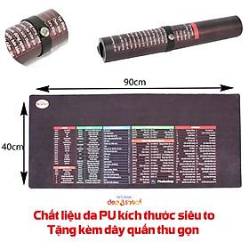 Mua Lót chuột phím tắt bản việt hóa Da PU 40x90cm