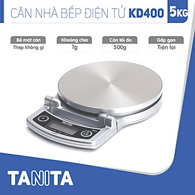 Cân điện tử nhà bếp TANITA KD400 (5kg) (Chính hãng Nhật Bản), Cân thực phẩm 5kg, Cân thức ăn 5kg, Cân nhà bếp 5kg, Cân Nhật, Cân trọng lượng, Cân chính hãng, Cân thực phẩm, Cân thức ăn, Cân tiểu ly điện tử, Cân chính xác, Cân làm bánh