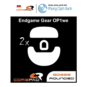 Feet chuột PTFE Corepad Skatez PRO Endgame Gear OP1 / OP1 8K / OP1 RGB / OP1we (2 bộ) - Hàng Chính Hãng