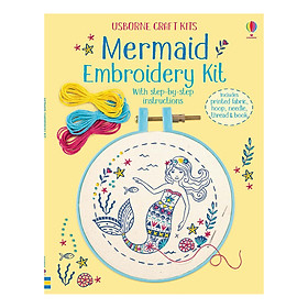 [Download Sách] Usborne Embroidery Kit: Mermaid