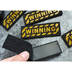 Patch_velcro cảnh báo phản quang dán quần áo_ba lô