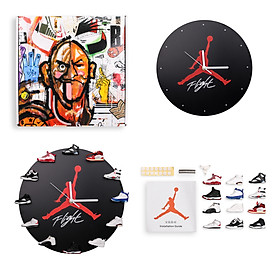 Mua Đồng hồ sneaker 3D - Đồng hồ treo tường JD1