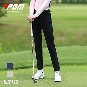 Quần dài nữ đánh Golf chính hãng PGM - KUZ112 - Chất liệu 77 % nylon + 23% sapndex cao cấp, bền đẹp
