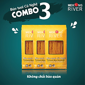 Combo 3 túi Bún Tươi Củ Nghệ 300g