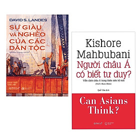 Combo 2 cuốn sách kĩ năng sống : Sự Giàu Và Nghèo Của Các Dân Tộc + Người Châu Á Có Biết Tư Duy?/ Bộ 2 cuốn sách đưa ra những kiến thức rộng về vấn đề trên thế giới