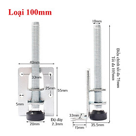 Mua Dụng Cụ Điều Chỉnh Độ Cao KUNBE Chân Tủ  Bàn  Ghế Sử Dụng Tiện Lợi