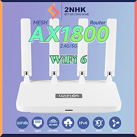 Mua Bộ phát wifi6 tốc độ cao WR1800K  router wifi6 băng tần kép mesh tốc độ cao lên đến AX1800 Mbps khả năng xuyên mạnh mẽ - Hàng chính hãng/ Hàng nhập khẩu