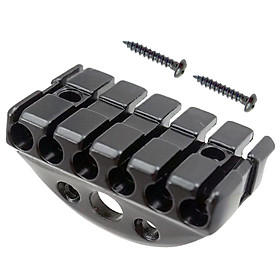 Set Electric Guitar Bridge Parts String Locking Nut Headless Suspension Type w/ Screws