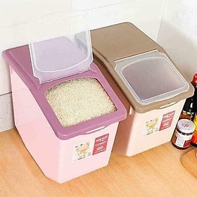 Mua Thùng đựng gạo gia đình cỡ to loại 15kg loại có bánh xe