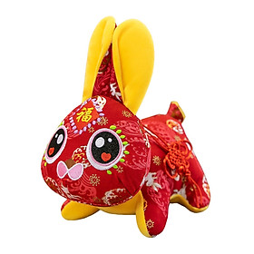 Cute Chinese New Year Rabbit Plush Toy Bunny Doll Holiday Stuffed Animals