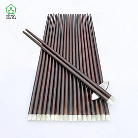 Mua Đũa Gỗ Trắc Siêu Sạch Đầu Ốc Biển 1cm HAHANCO  CTL710  Bộ 10 Đôi