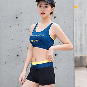Đồ Bơi Nữ Hai Mảnh Kiểu Dáng Thể Thao Đa Năng ATO67 MayHomes Set Áo Và Short Women Swimwear