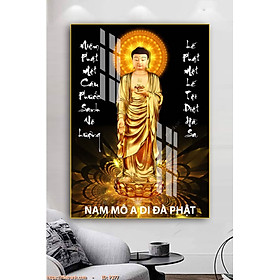 Tranh treo tường- Tranh tráng gương Phật Giáo, treo phòng thờ