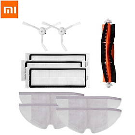 10pcs/lot New Main brush Hepa Filter Side brush Mop cloths Kit for Xiaomi mijia Robot Vacuum Cleaner Roborock S50 S51 S55 Roborock 2 Xiaowa