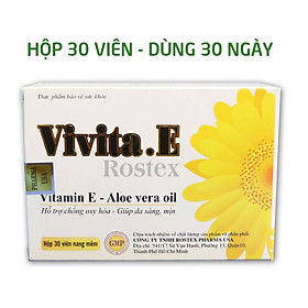 Viên uống đẹp da làm chậm lão hóa Vitamin E Vivita.E Rostex