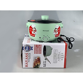 Mua Nồi lẩu điện đa năng sâu lòng 1300W Hayasa dung tích 5L-Hàng chính hãng