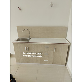 Mua Tủ bếp nhựa sẵn bồn rửa kèm bộ vòi