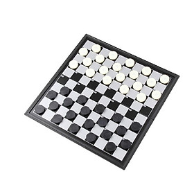 1 Set Checkers Folded Magnetic Plastic Collapsible Checkers Set Draughts Checkers Chess