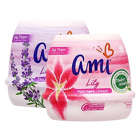 Combo 2 Hộp Sáp Thơm Ami Hương Lily Và Lavender 200g - 8936013256634