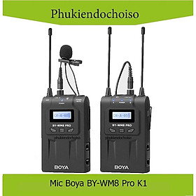 Micro thu âm không dây Boya BY-WM8 Pro-K1, Hàng chính hãng