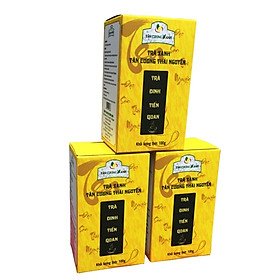 Combo 03 hộp trà đinh tiến quan 100 gram - Trà xanh tân cương thái nguyên