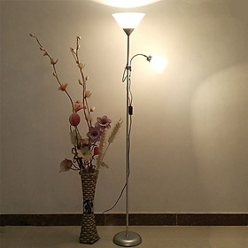 Đèn cây đứng KEJINA trang trí nội thất phòng khách, phòng ngủ phong cách Châu Âu hiện đại - Màu Đen