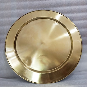 Mua (Miễn ship 100%)Mâm đồng bày lễ thờ cúng  Mâm Đồng Vàng Nguyên Chất - Đồ đồng Nguyệt Ánh