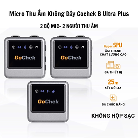 Mua Micro thu âm không dây Sothing Gochek B Ultra Plus  thiết bị thu âm chuyên nghiệp  tích hợp sử dụng đa thiết bị  đa chức năng- Hàng chính hãng