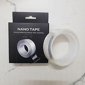 BĂNG KEO 2 MẶT NANO SIÊU DÍNH TRONG SUỐT