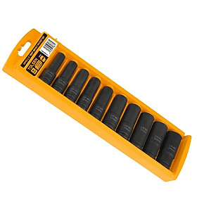 Mua BÔ ĐẦU TUÝP DÀI ĐEN 1/2 (CÔNG NGHIỆP) 10 MÓN TOLSEN 18296 - HÀNG CHÍNH HÃNG