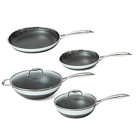Mua Bộ 4 chảo CHIÊN  XÀO iNox Blackcube