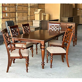 Mua Bộ bàn ghế ăn kéo giản XK cao cấp Juno Sofa 6 ghế sang trọng  hiện đại