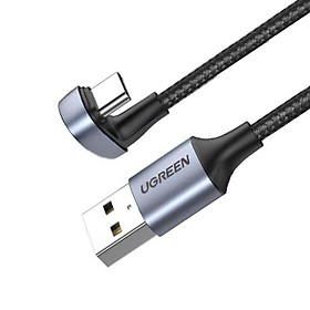 Mua Ugreen UG70314US311TK 1.5m U Shape cáp USB A ra type C hình chữ U dây bện dù đầu bọc nhôm màu đen - HÀNG CHÍNH HÃNG
