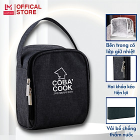 XẢ KHO Bộ Hộp Đựng Cơm Thủy Tinh Chịu Nhiệt COBA'COOK Kèm Túi Vải Giữ Nhiệt Các Lựa Chọn