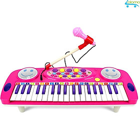 Đàn Organ 2505A - 2 màu xanh - hồng