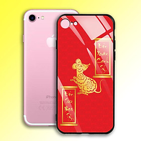 Ốp Lưng Mạ Màu Vàng Ánh Kim cho điện thoại Iphone 7 / 8 - 03003 7986 MOUSE06 - Chuột Vàng 2020 - Hàng Chính Hãng