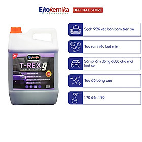DUNG DỊCH RỬA XE MÁY Ô TÔ KHÔNG CHẠM EKOKEMIKA TREX-9 -5L