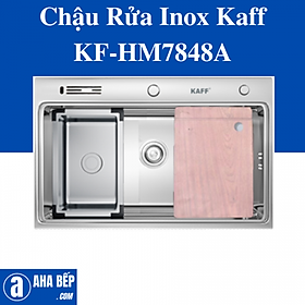CHẬU RỬA INOX KAFF KF-HM7848A. Hàng Chính Hãng 