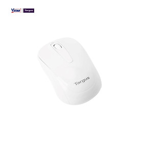 Chuột không dây Targus W600 White - USB 2.4GHz, thiết kế thuận 2 tay