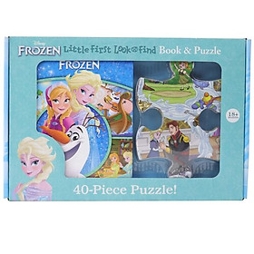 Dysney Frozen: Little First Look And Find Book & Puzzle