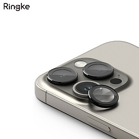 Dán camera dành cho iPhone 15 Pro Max/15 Pro/15 Plus/15 RINGKE Camera Lens Frame Glass - Hàng Chính Hãng