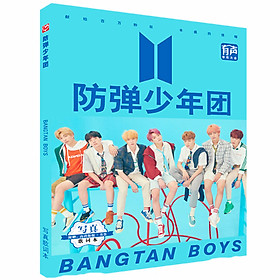 Tập ảnh BTS Photobook A5 thiết kế độc đáo in hình nhóm nhạc Hàn quốc