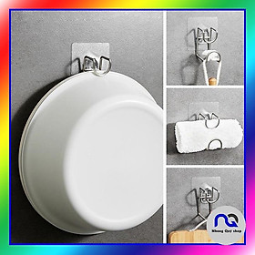 Mua Móc Inox Dán Tường Treo Đồ Nhà Bếp  Nhà Tắm chắc chắn  chịu lực tốt